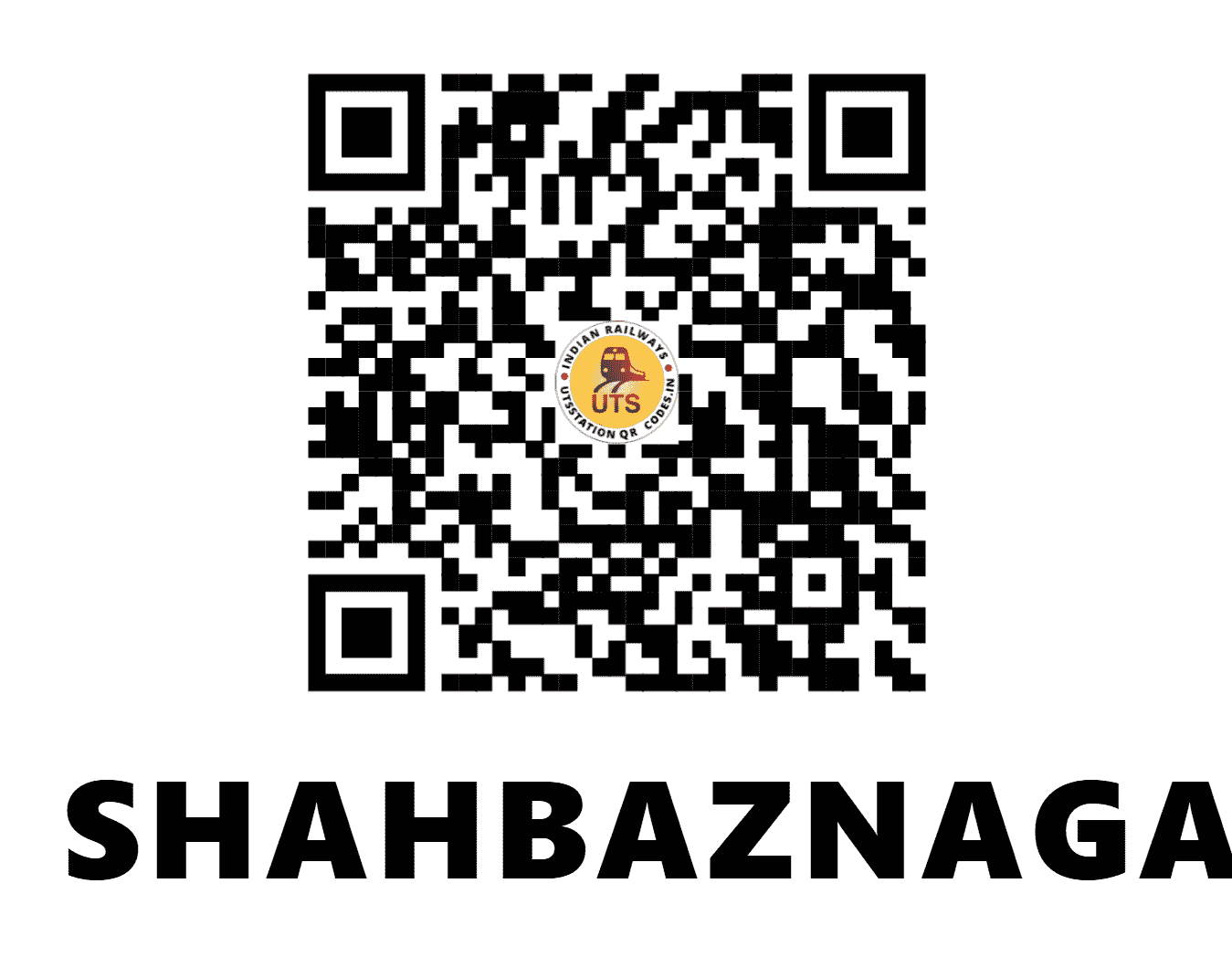 UTS QR Code for SHAHBAZNAGAR - SZN - NE (UTTAR PRADESH)